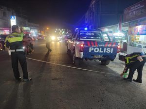 Pemotor di Jambi Tewas Terlindas Truk Usai Nyalip dari Kanan