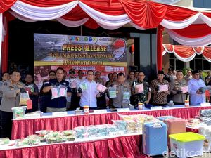 Polda Jatim Musnahkan 80 Kg Sabu dan 13.773 Butir Pil Ekstasi