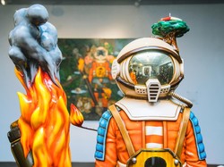 Sentilan Alam di Karya Seni Iwan Suastika