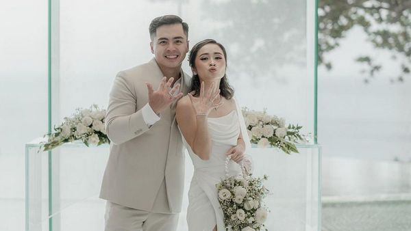 8 Gaya Clean Minimalis Gritte Agatha Saat Menikah dengan Arif Hidayat