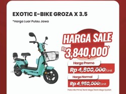 Cuma Hari Ini! Sepeda Listrik Hanya Rp 3,8 Juta di Transmart Medan