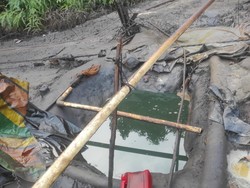 Tambang Minyak Ilegal di Batanghari Digerebek, 2 Penambang Diamankan