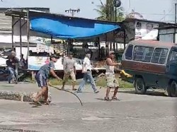 Viral, 2 OKP Bentrok Diduga gegara Plang di Belawan