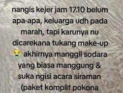 Viral Bikin Emosi, Curhat Pengantin Siraman Jelang Magrib karena MC Telat