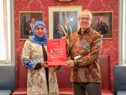 Khofifah Bahas Kerja Sama Pendidikan dengan Kings College University London