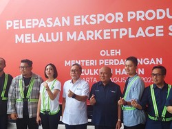 Zulhas Lepas Ekspor Produk UMKM dari Gudang Shopee ke 9 Negara