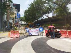 Penampakan Jalan Blora-Kendal Jakpus yang Bakal Jadi Jalur Pedestrian