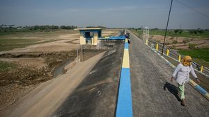 Potret Waduk Mengering di Sragen, Ribuan Hektare Sawah Terancam