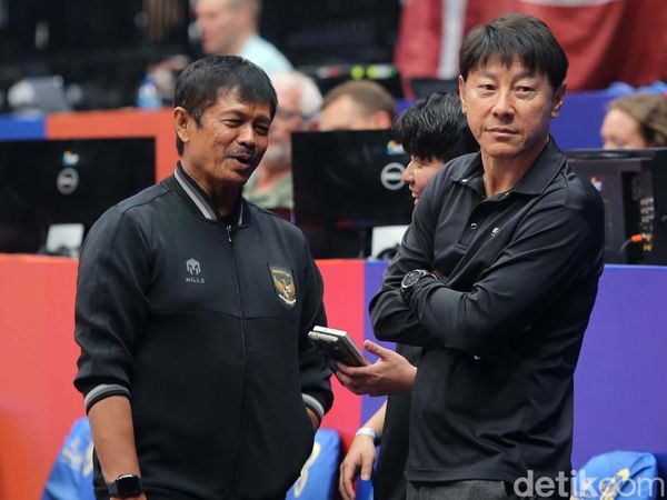 Indra Sjafri dan Shin Tae-yong Antusias Nobar FIBA World Cup 2023
