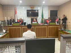 Bripda Haris Pembunuh Sopir Taksi Online Dituntut Penjara Seumur Hidup