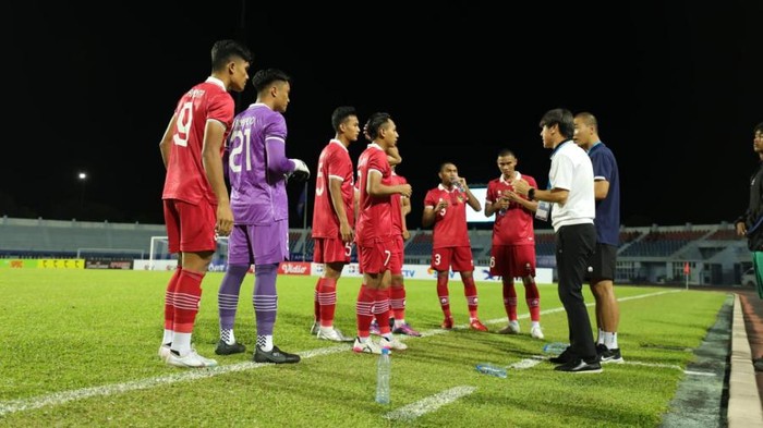 Skuad Timnas Indonesia U-23 asuhan Shin Tae-yong.