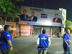 Baliho Anies-AHY Perubahan & Perbaikan Kini Tinggal Kenangan