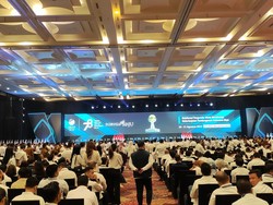 Jokowi Buka Rakernas ke-XVIII HIPMI di ICE BSD