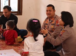 Kapolres Taput Bantu Pemulihan Anak Korban Kekerasan Ayah Kandung