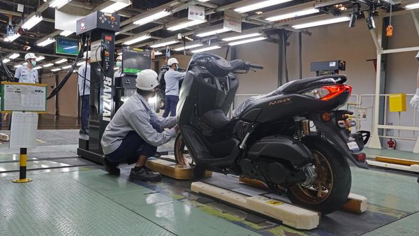 Intip Dapur Produksi Motor Yamaha, Tiap Jam Lahir 90 Unit Nmax Baru