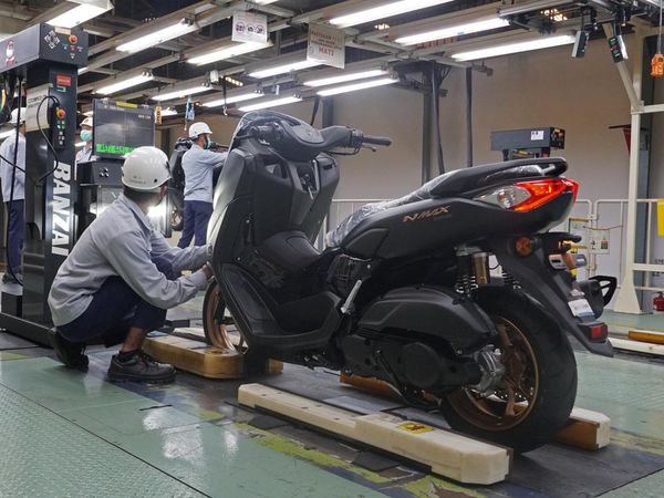Intip Dapur Produksi Motor Yamaha, Tiap Jam Lahir 90 Unit Nmax Baru