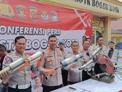 Polresta Bogor Kota Sita 1.237 Knalpot Brong Sejak Juni, Lalu Dipotong!
