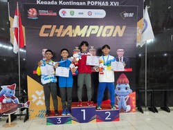 Atlet Taekwondo Andi Sultan Raih Emas Pertama untuk DKI di Popnas 2023