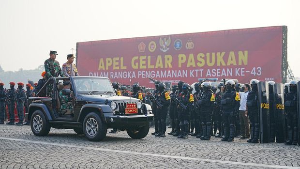 Panglima TNI dan Kapolri memimpin Apel Gelar Pengamanan KTT ASEAN