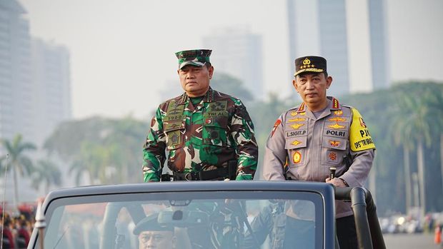 Panglima TNI dan Kapolri memimpin Apel Gelar Pengamanan KTT ASEAN