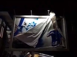 Baliho Anies di Kantor DPD Demokrat Sumut Diturunkan