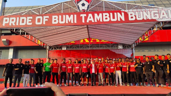 Kalteng Putra Launching tim Liga 2 2023/2024.