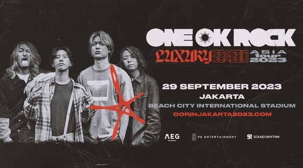 Konser September ONE OK ROCK Luxury Disease Asia Tour 2023/ Foto: PK Entertainment