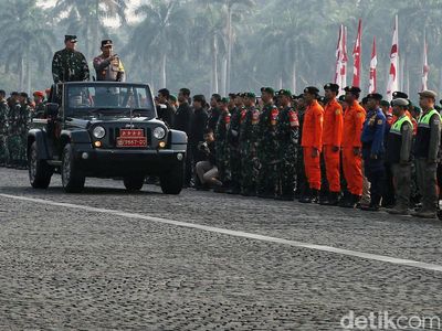 Momen Panglima TNI-Kapolri Pimpin Apel Pengamanan KTT ASEAN