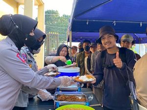 Jumat Berkah, Polresta Bogor Kota Berbagi Sarapan-Cek Kesehatan Buat Warga