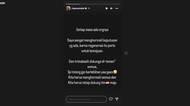 Rivan Nurmulki kembali buka suara usai dicoret dari Timnas Voli Indonesia untuk Asian Games 2023.