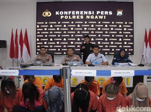 7 Perempuan di Ngawi yang Endorse Judi Online Ditangkap