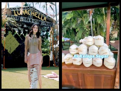 Seru! Di Pesta Ultah Luna Maya ke-40 Lunachella Ada Banyak Makanan Enak