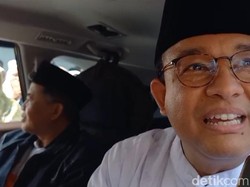 Senyum Anies Baswedan Saat Ditanya Duet dengan Cak Imin di Pilpres