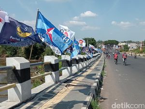 Beredar Video Remaja Rusak Peraga Kampanye di Wonogiri