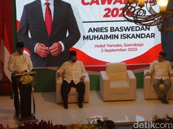 Gema Amin saat Surya Paloh Deklarasikan Anies-Cak Imin