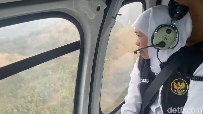 Kebakaran Gunung Arjuno Meluas, Khofifah Ajak Warga Salat Minta Hujan