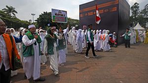 Kanwil Kemenag Banten Gelar Bimbingan Manasik di Alun-alun Kota Serang