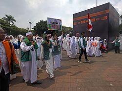 Kanwil Kemenag Banten Gelar Bimbingan Manasik di Alun-alun Kota Serang