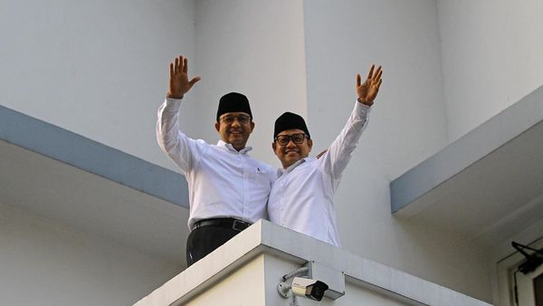 Momen Deklarasi Anies-Cak Imin di Surabaya