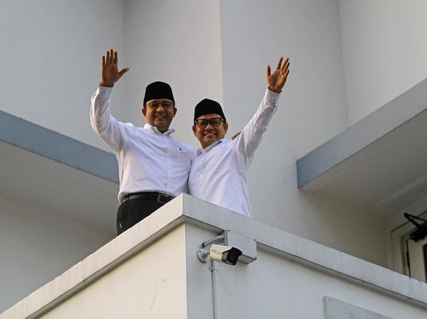 Momen Deklarasi Anies-Cak Imin di Surabaya