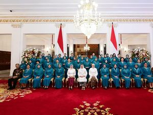 TP PKK Pusat & Ketua TP PKK Provinsi Se-RI Audiensi dengan Ibu Negara