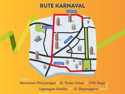 Ada Karnaval West Java Festival 2023, Ini Rute Jalan yang Akan Dilewati