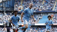 Manchester City duduk di puncak Klasemen Liga Inggris. The Citizens menang terus dari empat laga dan koleksi 12 poin, selanjutnya hadapi West Ham (Reuters)