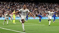 Pada 2 September 2023, Bellingham bawa Madrid menang atas Getafe 2-1 dengan gol di menit ke-95 (Reuters)