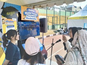 Keseruan Penonton Konser WJF 2023 Ngagorowok di Stand detikJabar
