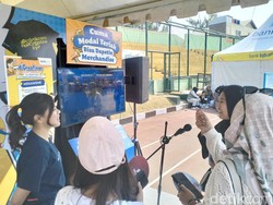 Keseruan Penonton Konser WJF 2023 Ngagorowok di Stand detikJabar