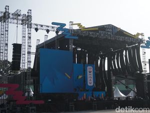 Mengintip Megahnya Panggung Konser West Java Festival 2023