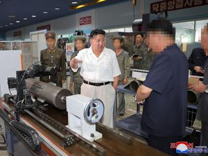 Kim Jong Un Kunjungi Pabrik Amunisi di Lokasi Rahasia Korut