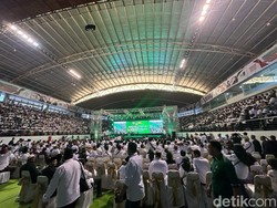 Teriakan Prabowo-Yusril Capres-Cawapres Bergema di Lokasi Konsolidasi PBB