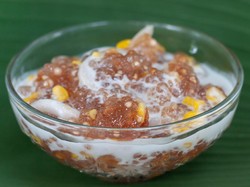 Resep Bubur Mutiara Kelapa Muda dan Nangka, Legit Lembut Buat Camilan